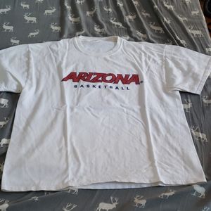 Arizona Basketball White Tee